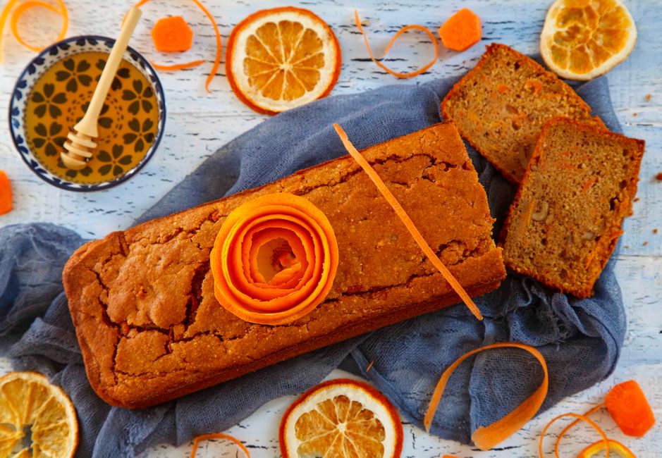 Bolo de Cenoura Integral com Mel