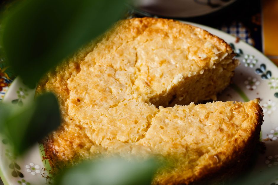 Bolo de Fubá Integral com Erva-doce