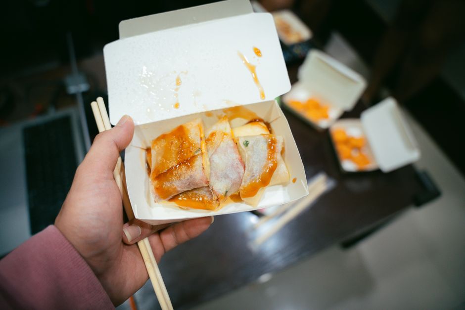 Panqueca Integral Recheada com Frango Desfiado